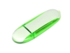 USB 2.0- флешка промо на 16 Гб овальной формы (зеленый/серебристый) 16Gb (Изображение 1)