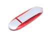 USB 2.0- флешка промо на 16 Гб овальной формы (красный/серебристый) 16Gb (Изображение 1)