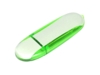 USB 2.0- флешка промо на 64 Гб овальной формы (зеленый/серебристый) 64Gb (Изображение 1)