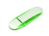 USB 2.0- флешка промо на 32 Гб овальной формы (зеленый/серебристый) 32Gb (Изображение 1)