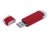 USB 2.0- флешка промо на 16 Гб прямоугольной классической формы (красный) 16Gb (Изображение 1)