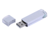 USB 2.0- флешка промо на 8 Гб прямоугольной классической формы (серебристый) 8Gb (Изображение 1)
