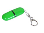 USB 2.0- флешка промо на 8 Гб каплевидной формы (зеленый) 8Gb
