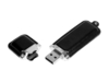 USB 2.0- флешка на 16 Гб классической прямоугольной формы (черный/серебристый) 16Gb (Изображение 2)