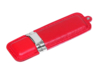 USB 2.0- флешка на 8 Гб классической прямоугольной формы (красный/серебристый) 8Gb (Изображение 1)