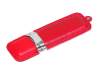 USB 2.0- флешка на 32 Гб классической прямоугольной формы (красный/серебристый) 32Gb (Изображение 1)