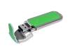 USB 2.0- флешка на 64 Гб с массивным классическим корпусом (зеленый/серебристый) 64Gb (Изображение 2)