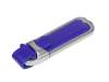 USB 2.0- флешка на 64 Гб с массивным классическим корпусом (синий/серебристый) 64Gb (Изображение 1)