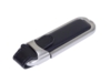 USB 2.0- флешка на 32 Гб с массивным классическим корпусом (черный/серебристый) 32Gb (Изображение 1)