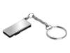 USB 2.0- флешка на 8 Гб с поворотным механизмом и зеркальным покрытием (серебристый) 8Gb (Изображение 1)