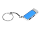 USB 2.0- флешка на 16 Гб с выдвижным механизмом и мини чипом (синий/серебристый) 16Gb