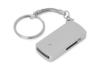 USB 2.0- флешка на 16 Гб с выдвижным механизмом и мини чипом (черный/серебристый) 16Gb (Изображение 3)