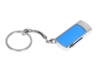 USB 2.0- флешка на 64 Гб с выдвижным механизмом и мини чипом (синий/серебристый) 64Gb (Изображение 1)