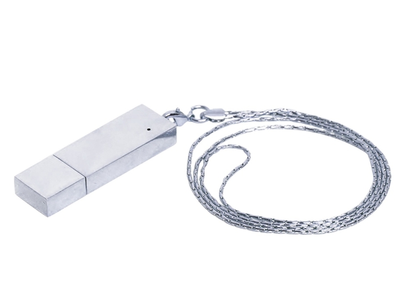 USB 2.0- флешка на 16 Гб в виде металлического слитка (Изображение 1)