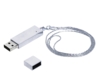 USB 2.0- флешка на 16 Гб в виде металлического слитка (серебристый) 16Gb (Изображение 2)