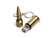 USB 2.0- флешка на 64 Гб в виде патрона от АК-47 (бронзовый) 64Gb (Изображение 2)