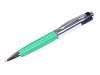 USB 2.0- флешка на 64 Гб в виде ручки с мини чипом (зеленый/серебристый) 64Gb (Изображение 1)