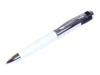 USB 2.0- флешка на 64 Гб в виде ручки с мини чипом (серебристый/белый) 64Gb (Изображение 1)