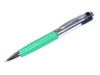 USB 2.0- флешка на 8 Гб в виде ручки с мини чипом (зеленый/серебристый) 8Gb (Изображение 1)