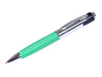 USB 2.0- флешка на 8 Гб в виде ручки с мини чипом (зеленый/серебристый) 8Gb