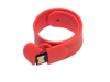 USB 2.0- флешка на 8 Гб в виде браслета (оранжевый) 8Gb (Изображение 2)