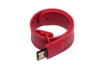 USB 2.0- флешка на 32 Гб в виде браслета (красный) 32Gb (Изображение 2)