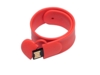 USB 2.0- флешка на 32 Гб в виде браслета (оранжевый) 32Gb (Изображение 2)