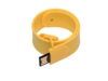 USB 2.0- флешка на 64 Гб в виде браслета (желтый) 64Gb (Изображение 2)