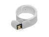 USB 2.0- флешка на 64 Гб в виде браслета (белый) 64Gb (Изображение 2)