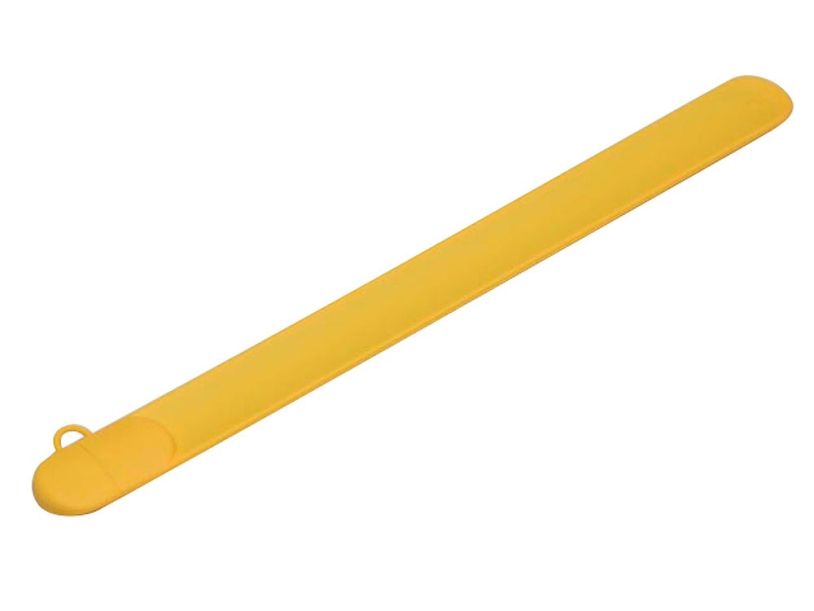 USB 2.0- флешка на 8 Гб в виде браслета (желтый) 8Gb (Изображение 1)