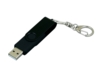 USB 2.0- флешка промо на 16 Гб с поворотным механизмом и однотонным металлическим клипом (черный) 16Gb (Изображение 2)
