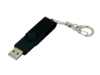 USB 2.0- флешка промо на 8 Гб с поворотным механизмом и однотонным металлическим клипом (черный) 8Gb (Изображение 2)