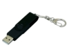 USB 2.0- флешка промо на 64 Гб с поворотным механизмом и однотонным металлическим клипом (черный) 64Gb (Изображение 2)