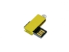 USB 2.0- флешка мини на 16 Гб с мини чипом в цветном корпусе (желтый) 16Gb (Изображение 3)