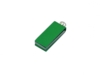 USB 2.0- флешка мини на 16 Гб с мини чипом в цветном корпусе (зеленый) 16Gb (Изображение 1)