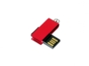 USB 2.0- флешка мини на 16 Гб с мини чипом в цветном корпусе (красный) 16Gb (Изображение 3)