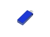 USB 2.0- флешка мини на 16 Гб с мини чипом в цветном корпусе (синий) 16Gb (Изображение 1)