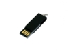 USB 2.0- флешка мини на 16 Гб с мини чипом в цветном корпусе (черный) 16Gb (Изображение 2)