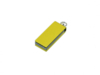 USB 2.0- флешка мини на 8 Гб с мини чипом в цветном корпусе (желтый) 8Gb (Изображение 1)