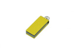 USB 2.0- флешка мини на 8 Гб с мини чипом в цветном корпусе (желтый) 8Gb