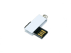 USB 2.0- флешка мини на 8 Гб с мини чипом в цветном корпусе (белый) 8Gb (Изображение 3)