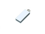 USB 2.0- флешка мини на 8 Гб с мини чипом в цветном корпусе (белый) 8Gb