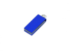 USB 2.0- флешка мини на 8 Гб с мини чипом в цветном корпусе (синий) 8Gb (Изображение 1)