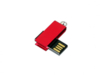 USB 2.0- флешка мини на 8 Гб с мини чипом в цветном корпусе (красный) 8Gb (Изображение 3)