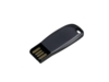 USB 2.0- флешка на 64 Гб компактная с мини чипом и овальным отверстием (антрацит) 64Gb (Изображение 2)