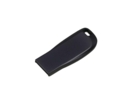 USB 2.0- флешка на 64 Гб компактная с мини чипом и овальным отверстием (антрацит) 64Gb