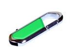USB 2.0- флешка на 16 Гб в виде карабина (зеленый/серебристый) 16Gb