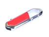 USB 2.0- флешка на 16 Гб в виде карабина (красный/серебристый) 16Gb (Изображение 1)