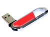USB 2.0- флешка на 8 Гб в виде карабина (красный/серебристый) 8Gb (Изображение 2)