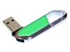 USB 2.0- флешка на 64 Гб в виде карабина (зеленый/серебристый) 64Gb (Изображение 2)